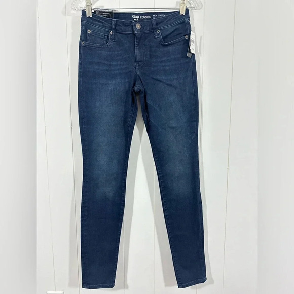 GAP Denim - Gap Denim High Leggings Stretch Ultra Extensive Size 4/27 Regular